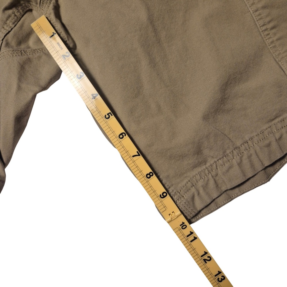 Duluth Trading Flex Fire Hose Cargo Shorts Mens 44 Khaki Utility Work - Picture 10 of 11